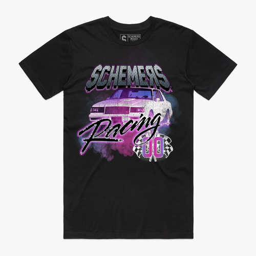 Schemers Black Vintage Race Shirt